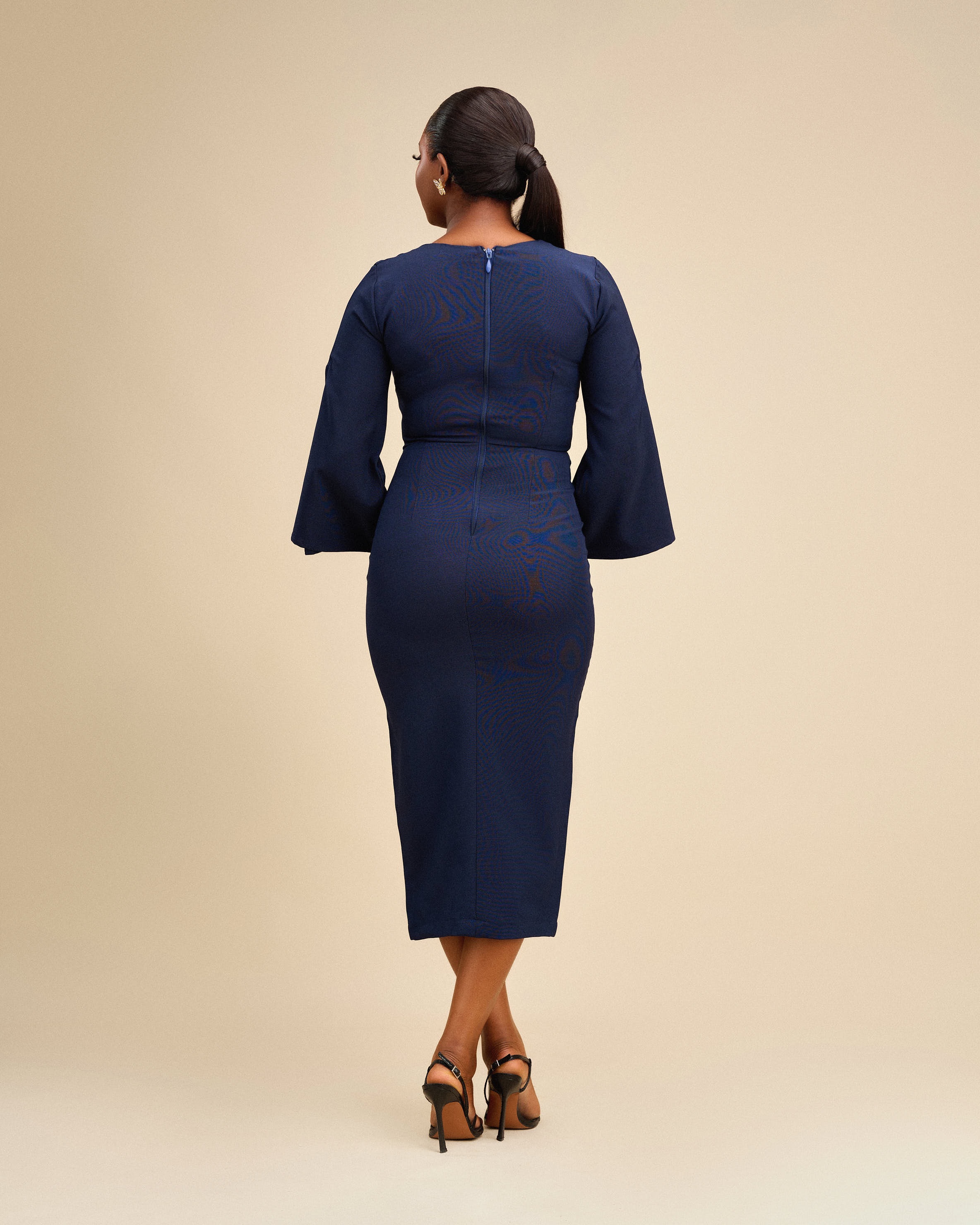 SIMISOLA DRESS  (BLUE)