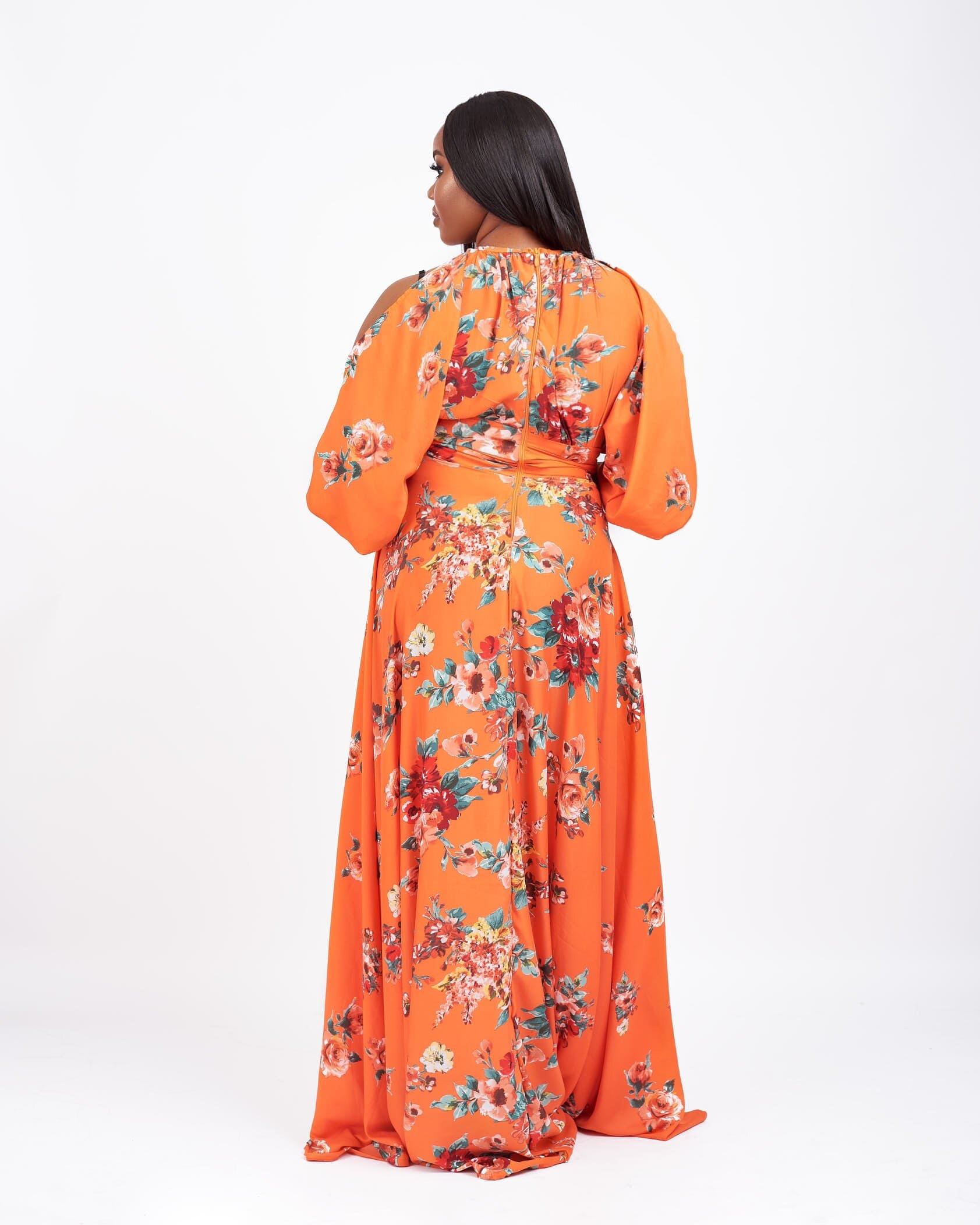 DIANE MAXI DRESS- ORANGE