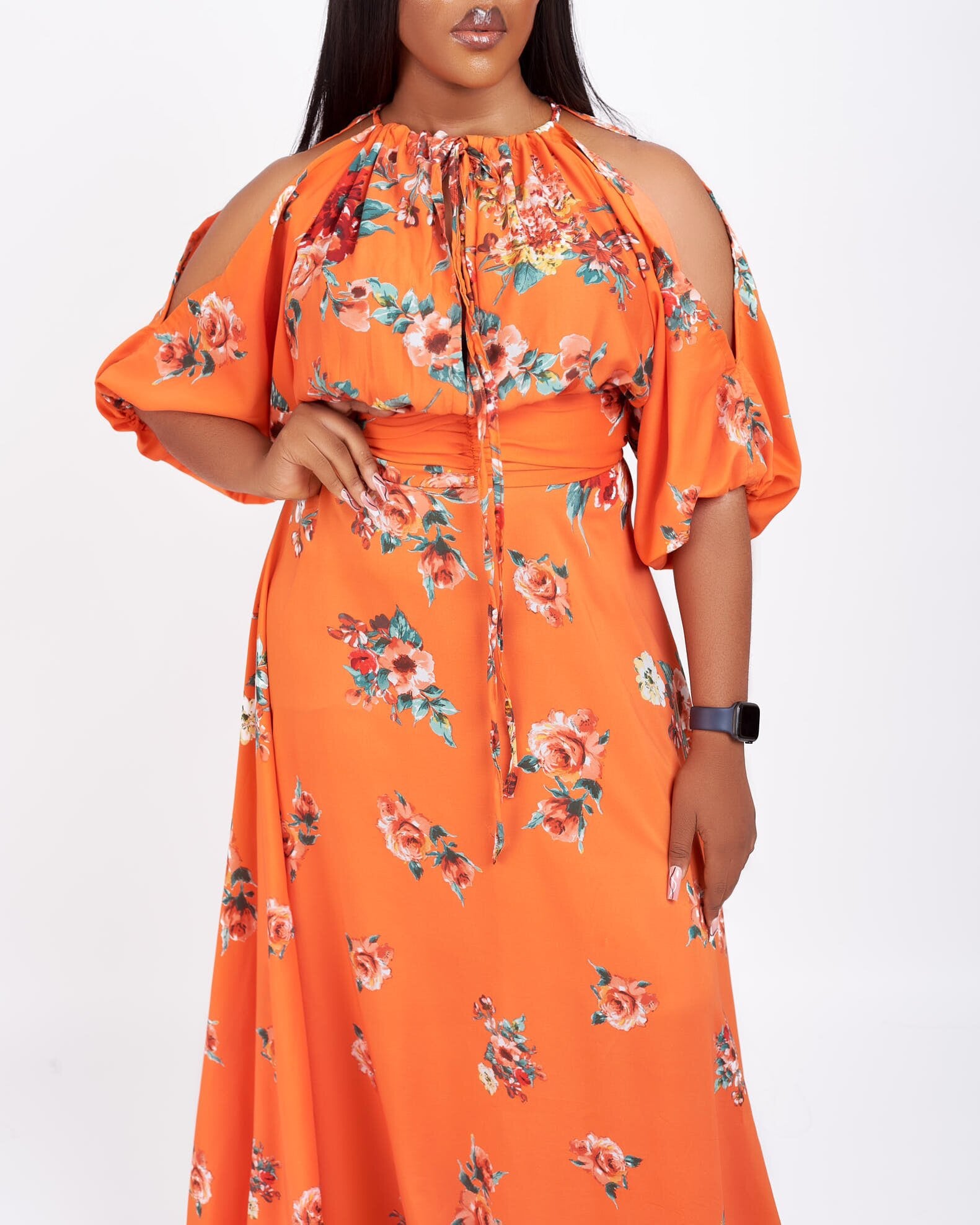 DIANE MAXI DRESS- ORANGE