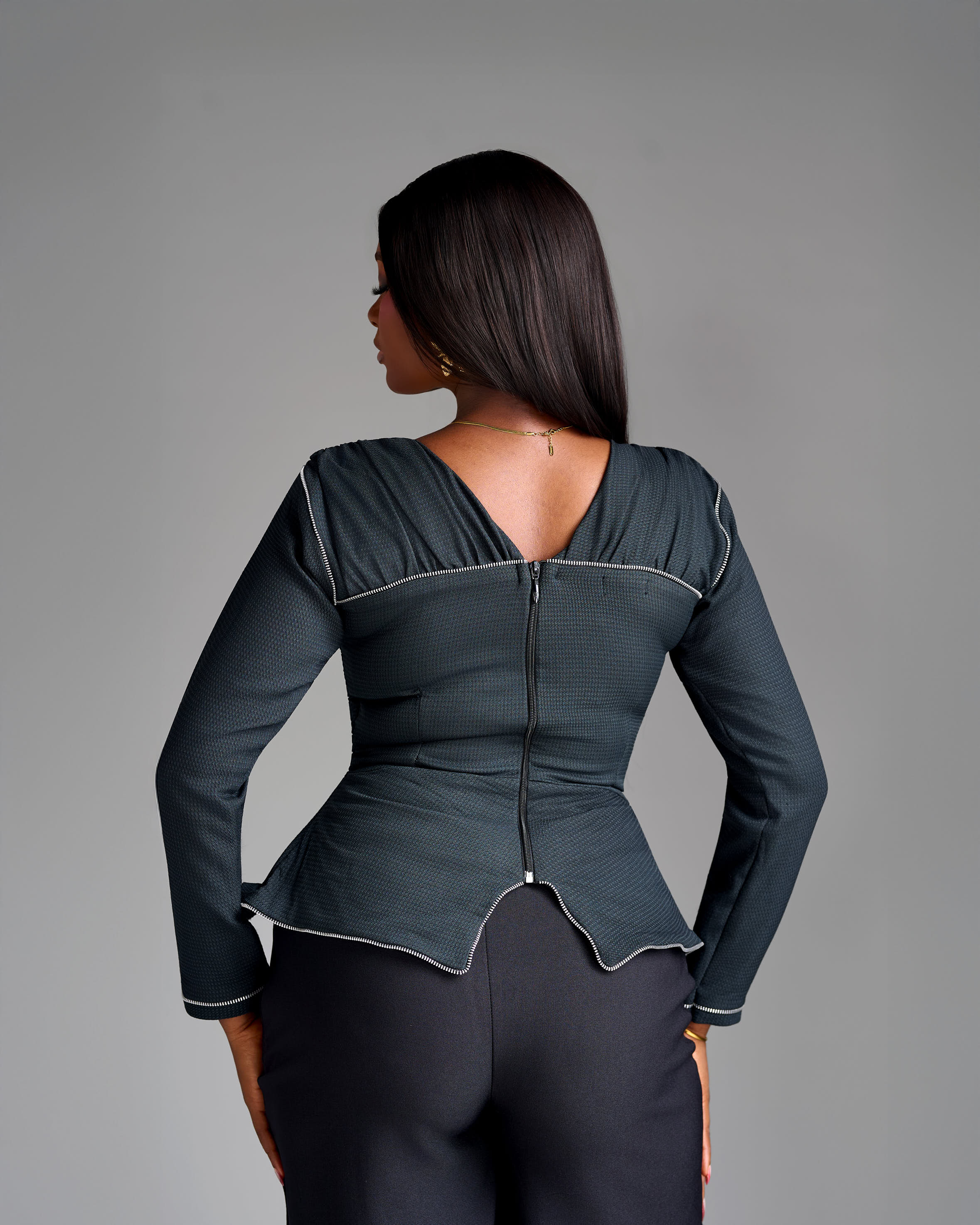 NADINE TOP (DARK GREEN)