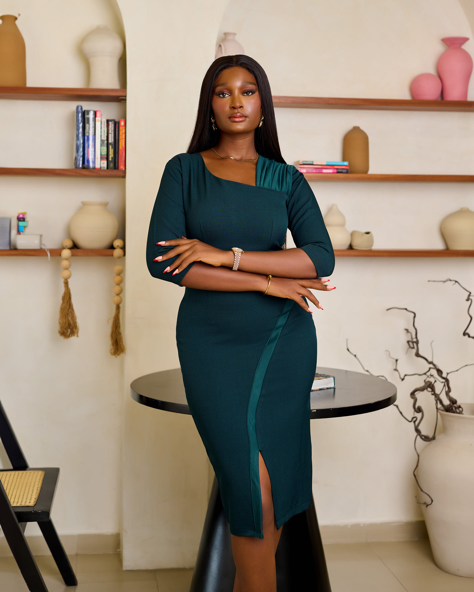 JEMMA DRESS (GREEN)